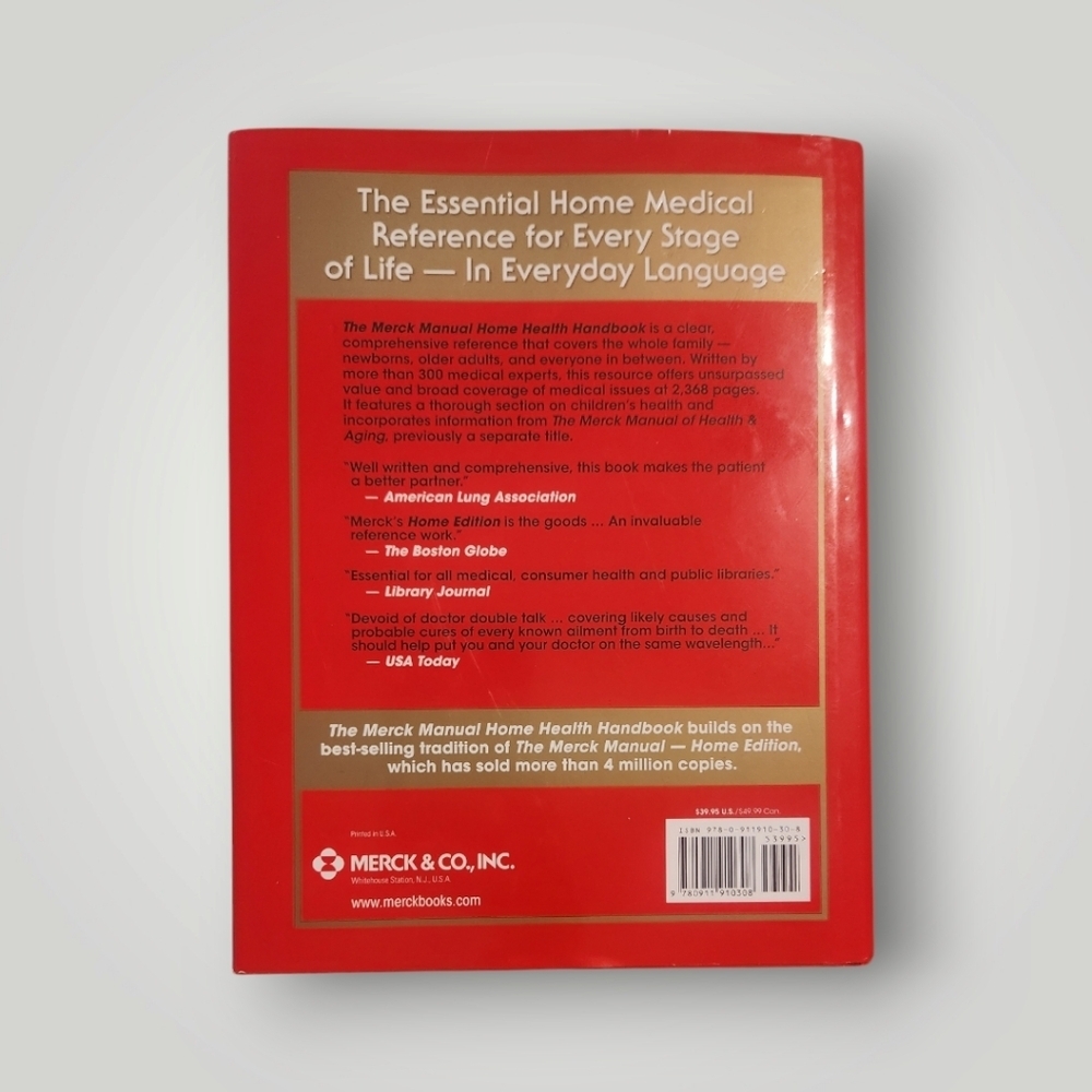 The Merck Manual of Medical Information: Home Edition Merck Manual Home - Picture 7 of 12